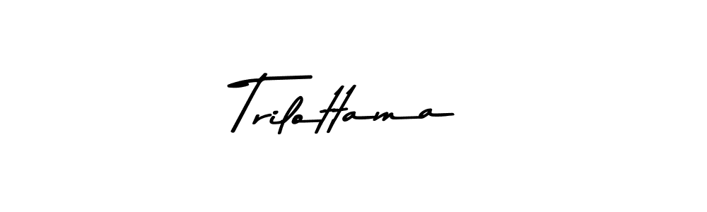 Asem Kandis PERSONAL USE is a professional signature style that is perfect for those who want to add a touch of class to their signature. It is also a great choice for those who want to make their signature more unique. Get Trilottama name to fancy signature for free. Trilottama signature style 9 images and pictures png