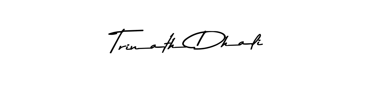 This is the best signature style for the Trinath Dhali name. Also you like these signature font (Asem Kandis PERSONAL USE). Mix name signature. Trinath Dhali signature style 9 images and pictures png
