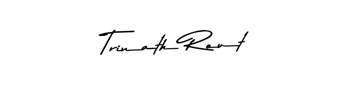 Also You can easily find your signature by using the search form. We will create Trinath Rout name handwritten signature images for you free of cost using Asem Kandis PERSONAL USE sign style. Trinath Rout signature style 9 images and pictures png