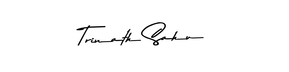 Design your own signature with our free online signature maker. With this signature software, you can create a handwritten (Asem Kandis PERSONAL USE) signature for name Trinath Sahu. Trinath Sahu signature style 9 images and pictures png