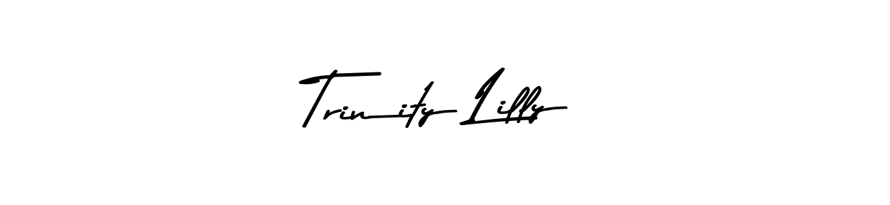 Design your own signature with our free online signature maker. With this signature software, you can create a handwritten (Asem Kandis PERSONAL USE) signature for name Trinity Lilly. Trinity Lilly signature style 9 images and pictures png