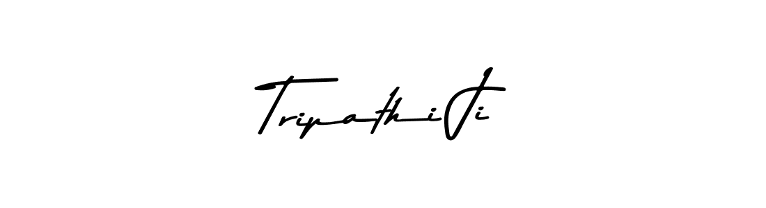 How to make Tripathi Ji signature? Asem Kandis PERSONAL USE is a professional autograph style. Create handwritten signature for Tripathi Ji name. Tripathi Ji signature style 9 images and pictures png