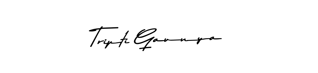 Make a beautiful signature design for name Tripti Gaunya. Use this online signature maker to create a handwritten signature for free. Tripti Gaunya signature style 9 images and pictures png