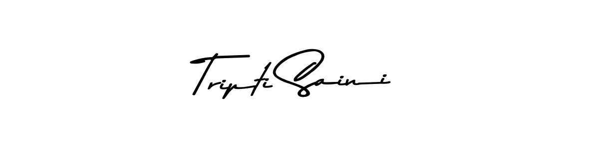 The best way (Asem Kandis PERSONAL USE) to make a short signature is to pick only two or three words in your name. The name Tripti Saini include a total of six letters. For converting this name. Tripti Saini signature style 9 images and pictures png