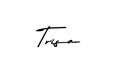 How to Draw Trisa signature style? Asem Kandis PERSONAL USE is a latest design signature styles for name Trisa. Trisa signature style 9 images and pictures png