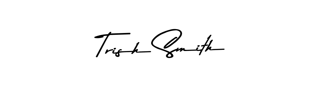 Make a beautiful signature design for name Trish Smith. Use this online signature maker to create a handwritten signature for free. Trish Smith signature style 9 images and pictures png