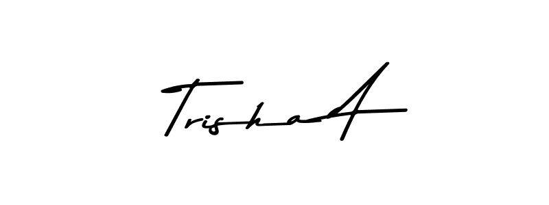 Check out images of Autograph of Trisha A name. Actor Trisha A Signature Style. Asem Kandis PERSONAL USE is a professional sign style online. Trisha A signature style 9 images and pictures png