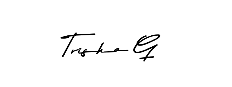 if you are searching for the best signature style for your name Trisha G. so please give up your signature search. here we have designed multiple signature styles  using Asem Kandis PERSONAL USE. Trisha G signature style 9 images and pictures png