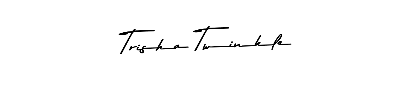 Also we have Trisha Twinkle name is the best signature style. Create professional handwritten signature collection using Asem Kandis PERSONAL USE autograph style. Trisha Twinkle signature style 9 images and pictures png