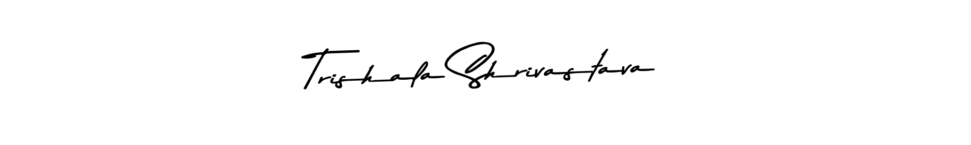 How to Draw Trishala Shrivastava signature style? Asem Kandis PERSONAL USE is a latest design signature styles for name Trishala Shrivastava. Trishala Shrivastava signature style 9 images and pictures png