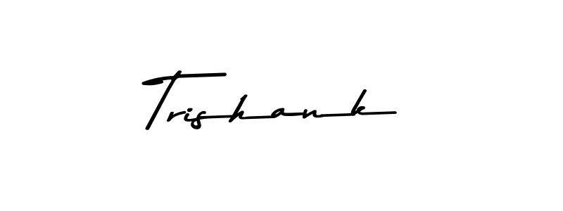 You should practise on your own different ways (Asem Kandis PERSONAL USE) to write your name (Trishank) in signature. don't let someone else do it for you. Trishank signature style 9 images and pictures png