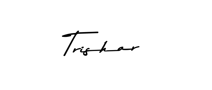 This is the best signature style for the Trishar name. Also you like these signature font (Asem Kandis PERSONAL USE). Mix name signature. Trishar signature style 9 images and pictures png