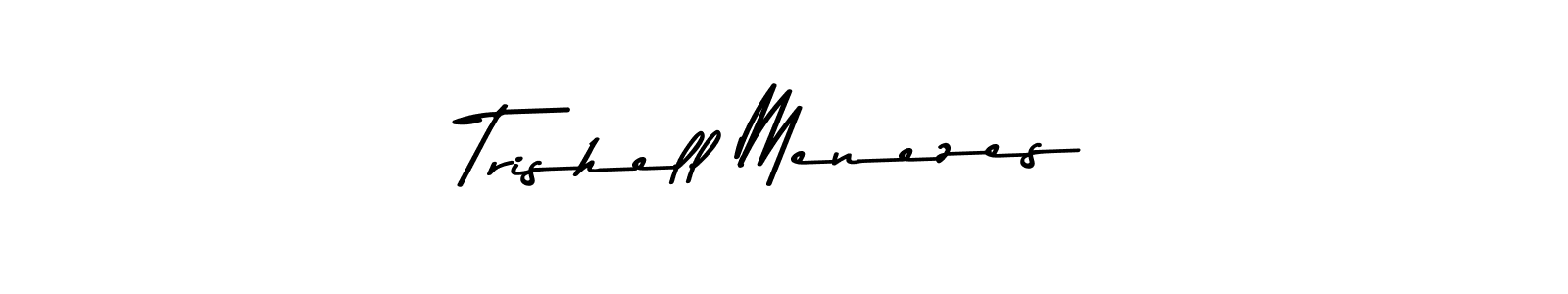 How to make Trishell Menezes signature? Asem Kandis PERSONAL USE is a professional autograph style. Create handwritten signature for Trishell Menezes name. Trishell Menezes signature style 9 images and pictures png