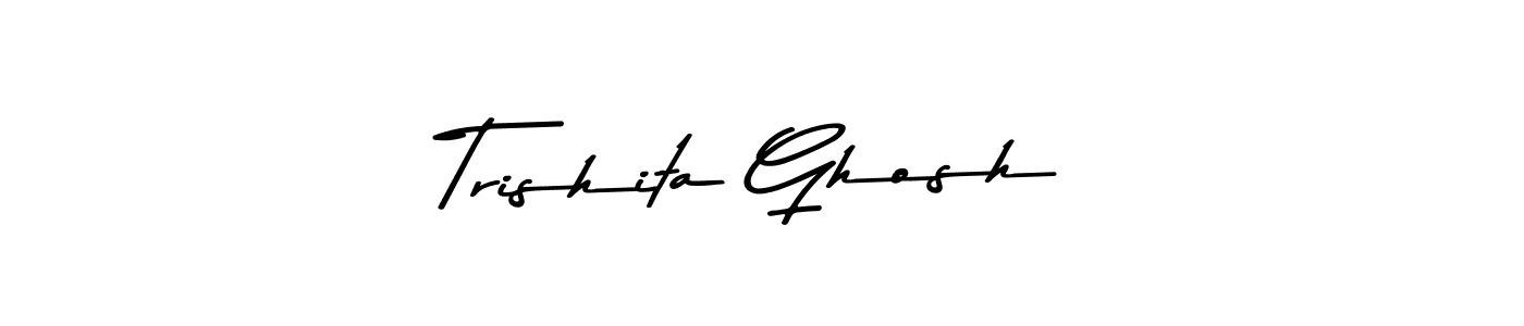 You should practise on your own different ways (Asem Kandis PERSONAL USE) to write your name (Trishita Ghosh) in signature. don't let someone else do it for you. Trishita Ghosh signature style 9 images and pictures png
