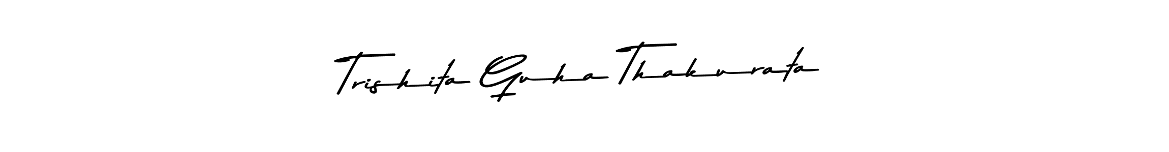 Similarly Asem Kandis PERSONAL USE is the best handwritten signature design. Signature creator online .You can use it as an online autograph creator for name Trishita Guha Thakurata. Trishita Guha Thakurata signature style 9 images and pictures png