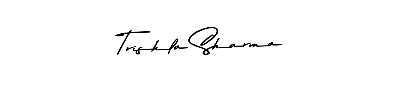 See photos of Trishla Sharma official signature by Spectra . Check more albums & portfolios. Read reviews & check more about Asem Kandis PERSONAL USE font. Trishla Sharma signature style 9 images and pictures png