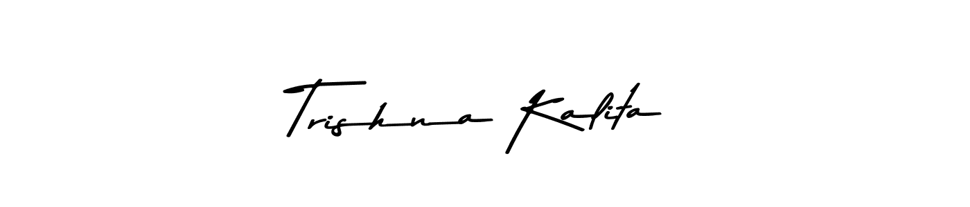 Also we have Trishna Kalita name is the best signature style. Create professional handwritten signature collection using Asem Kandis PERSONAL USE autograph style. Trishna Kalita signature style 9 images and pictures png