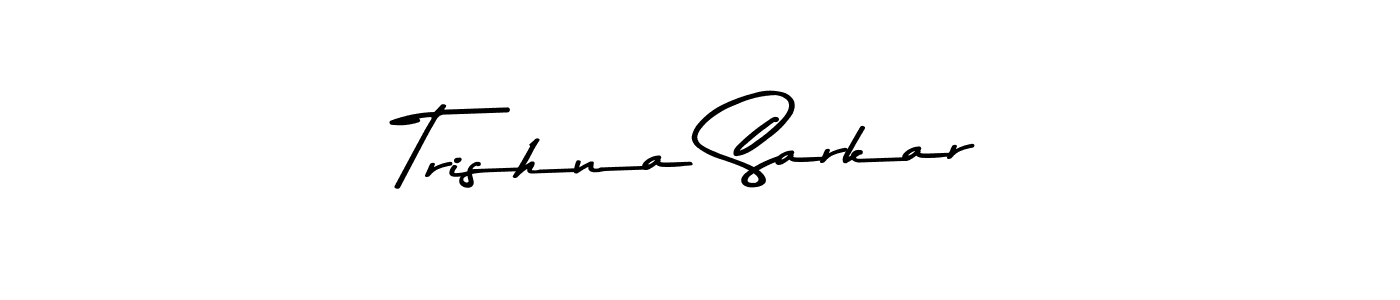 The best way (Asem Kandis PERSONAL USE) to make a short signature is to pick only two or three words in your name. The name Trishna Sarkar include a total of six letters. For converting this name. Trishna Sarkar signature style 9 images and pictures png
