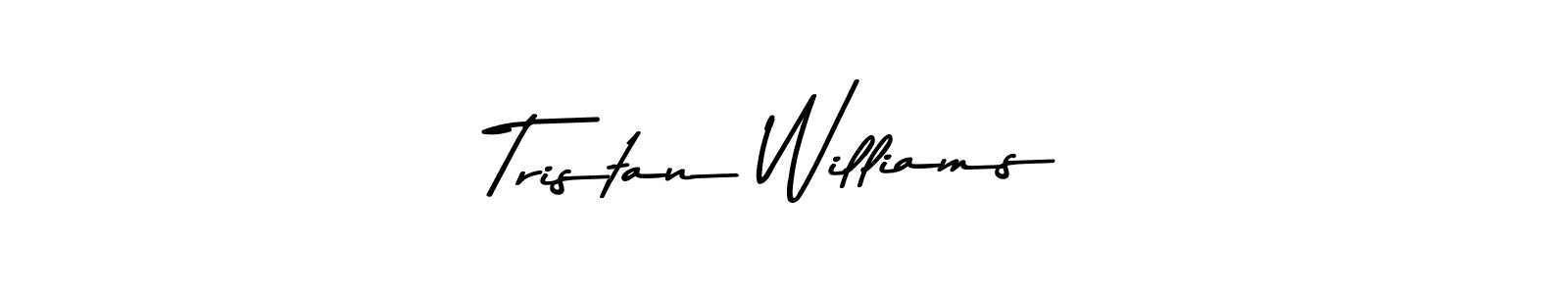 How to make Tristan Williams name signature. Use Asem Kandis PERSONAL USE style for creating short signs online. This is the latest handwritten sign. Tristan Williams signature style 9 images and pictures png