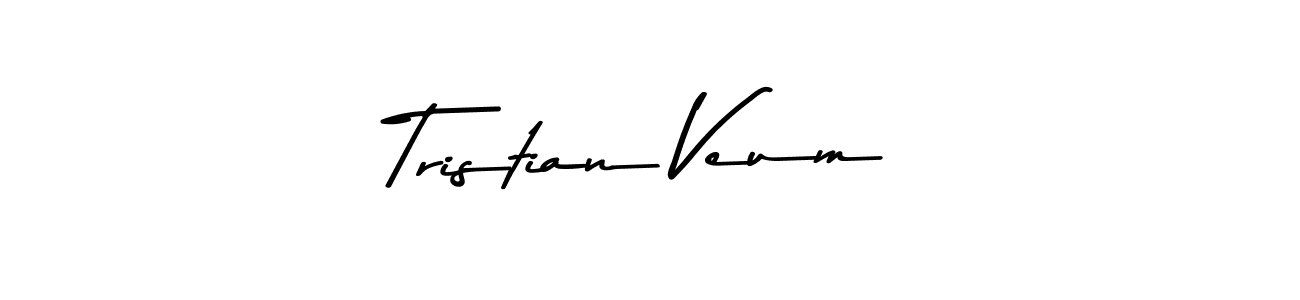 How to make Tristian Veum signature? Asem Kandis PERSONAL USE is a professional autograph style. Create handwritten signature for Tristian Veum name. Tristian Veum signature style 9 images and pictures png