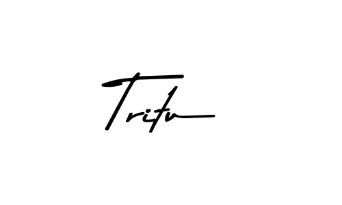 You should practise on your own different ways (Asem Kandis PERSONAL USE) to write your name (Tritu) in signature. don't let someone else do it for you. Tritu signature style 9 images and pictures png