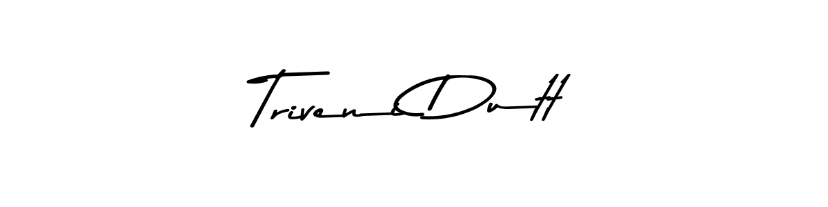 This is the best signature style for the Triveni Dutt name. Also you like these signature font (Asem Kandis PERSONAL USE). Mix name signature. Triveni Dutt signature style 9 images and pictures png