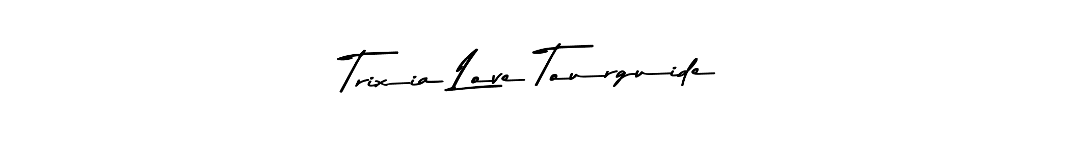 You can use this online signature creator to create a handwritten signature for the name Trixia Love Tourguide. This is the best online autograph maker. Trixia Love Tourguide signature style 9 images and pictures png