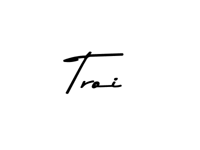 Create a beautiful signature design for name Troi. With this signature (Asem Kandis PERSONAL USE) fonts, you can make a handwritten signature for free. Troi signature style 9 images and pictures png