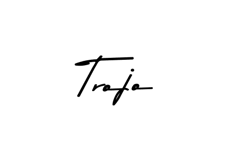 Design your own signature with our free online signature maker. With this signature software, you can create a handwritten (Asem Kandis PERSONAL USE) signature for name Trojo. Trojo signature style 9 images and pictures png