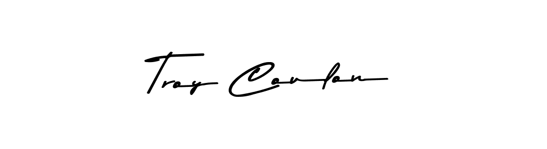Also we have Troy Coulon name is the best signature style. Create professional handwritten signature collection using Asem Kandis PERSONAL USE autograph style. Troy Coulon signature style 9 images and pictures png