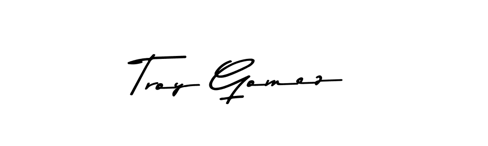 if you are searching for the best signature style for your name Troy Gomez. so please give up your signature search. here we have designed multiple signature styles  using Asem Kandis PERSONAL USE. Troy Gomez signature style 9 images and pictures png