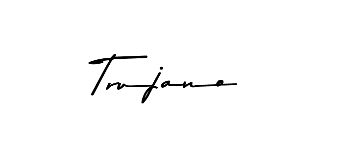 Trujano stylish signature style. Best Handwritten Sign (Asem Kandis PERSONAL USE) for my name. Handwritten Signature Collection Ideas for my name Trujano. Trujano signature style 9 images and pictures png