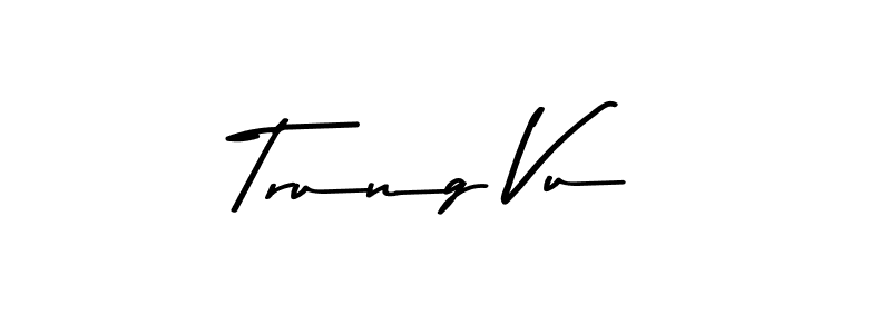 How to make Trung Vu signature? Asem Kandis PERSONAL USE is a professional autograph style. Create handwritten signature for Trung Vu name. Trung Vu signature style 9 images and pictures png