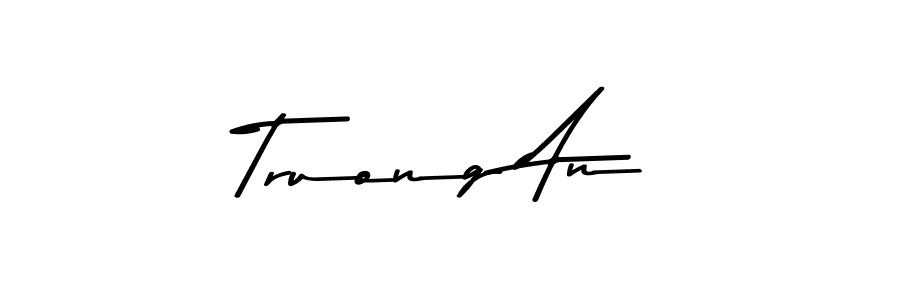 Use a signature maker to create a handwritten signature online. With this signature software, you can design (Asem Kandis PERSONAL USE) your own signature for name Truong An. Truong An signature style 9 images and pictures png