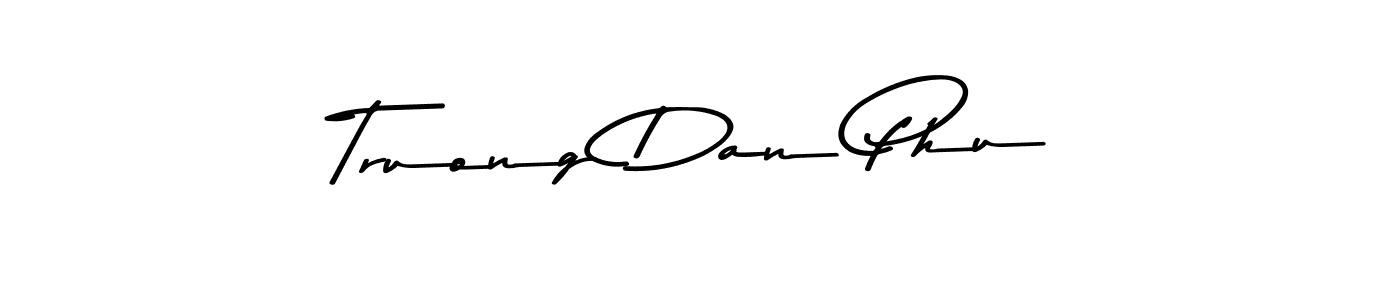 Make a beautiful signature design for name Truong Dan Phu. With this signature (Asem Kandis PERSONAL USE) style, you can create a handwritten signature for free. Truong Dan Phu signature style 9 images and pictures png