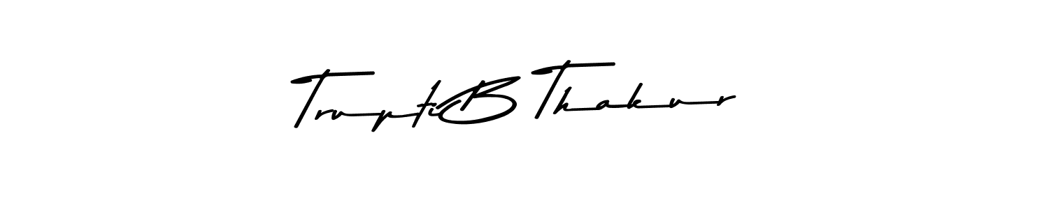 It looks lik you need a new signature style for name Trupti B Thakur. Design unique handwritten (Asem Kandis PERSONAL USE) signature with our free signature maker in just a few clicks. Trupti B Thakur signature style 9 images and pictures png