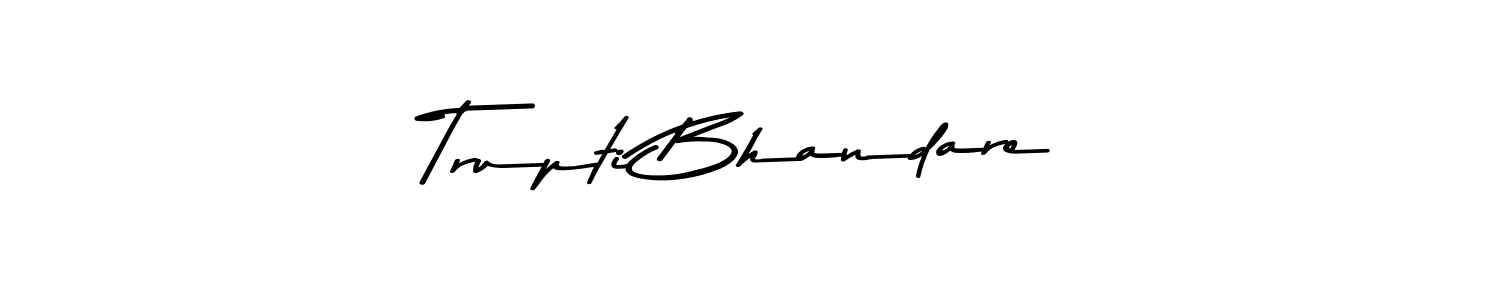 How to Draw Trupti Bhandare signature style? Asem Kandis PERSONAL USE is a latest design signature styles for name Trupti Bhandare. Trupti Bhandare signature style 9 images and pictures png