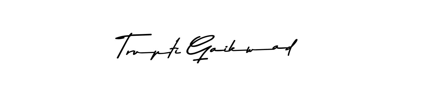 It looks lik you need a new signature style for name Trupti Gaikwad. Design unique handwritten (Asem Kandis PERSONAL USE) signature with our free signature maker in just a few clicks. Trupti Gaikwad signature style 9 images and pictures png