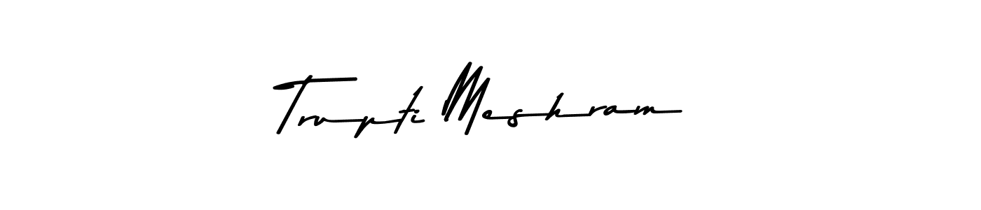 Make a short Trupti Meshram signature style. Manage your documents anywhere anytime using Asem Kandis PERSONAL USE. Create and add eSignatures, submit forms, share and send files easily. Trupti Meshram signature style 9 images and pictures png