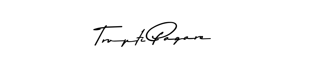 Similarly Asem Kandis PERSONAL USE is the best handwritten signature design. Signature creator online .You can use it as an online autograph creator for name Trupti Pagare. Trupti Pagare signature style 9 images and pictures png