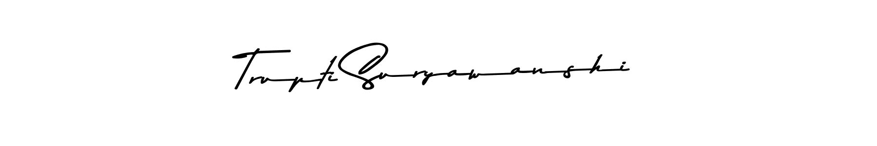 Trupti Suryawanshi stylish signature style. Best Handwritten Sign (Asem Kandis PERSONAL USE) for my name. Handwritten Signature Collection Ideas for my name Trupti Suryawanshi. Trupti Suryawanshi signature style 9 images and pictures png