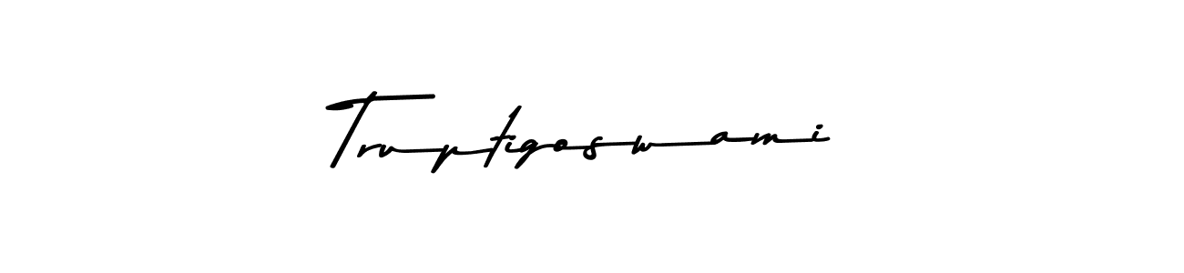 How to make Truptigoswami signature? Asem Kandis PERSONAL USE is a professional autograph style. Create handwritten signature for Truptigoswami name. Truptigoswami signature style 9 images and pictures png