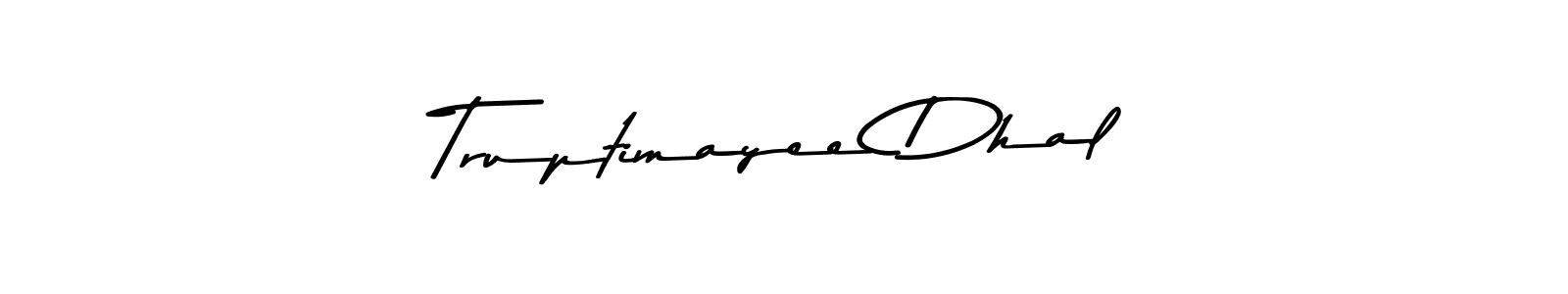 Here are the top 10 professional signature styles for the name Truptimayee Dhal. These are the best autograph styles you can use for your name. Truptimayee Dhal signature style 9 images and pictures png