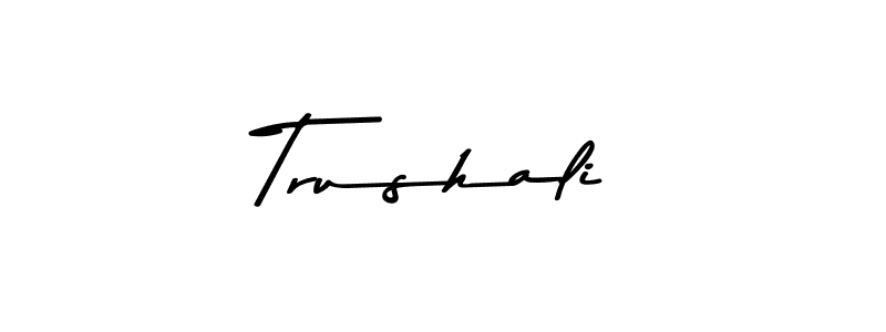 Check out images of Autograph of Trushali name. Actor Trushali Signature Style. Asem Kandis PERSONAL USE is a professional sign style online. Trushali signature style 9 images and pictures png