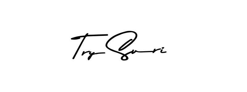 Here are the top 10 professional signature styles for the name Try Suri. These are the best autograph styles you can use for your name. Try Suri signature style 9 images and pictures png