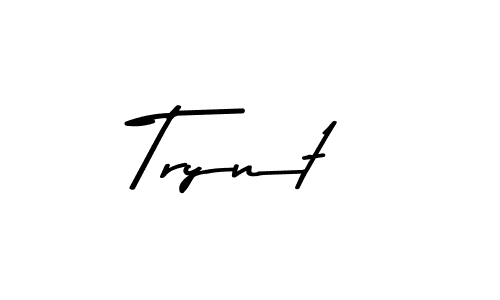 Similarly Asem Kandis PERSONAL USE is the best handwritten signature design. Signature creator online .You can use it as an online autograph creator for name Trynt. Trynt signature style 9 images and pictures png