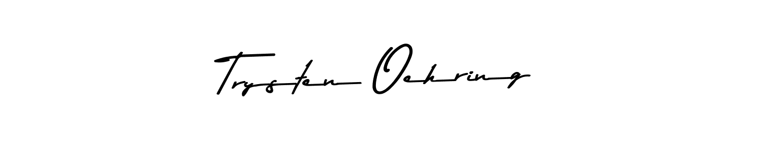 Similarly Asem Kandis PERSONAL USE is the best handwritten signature design. Signature creator online .You can use it as an online autograph creator for name Trysten Oehring. Trysten Oehring signature style 9 images and pictures png