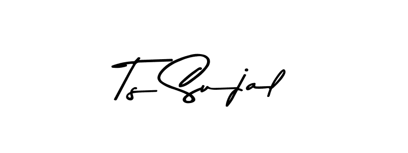 Make a beautiful signature design for name Ts Sujal. Use this online signature maker to create a handwritten signature for free. Ts Sujal signature style 9 images and pictures png