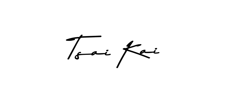 The best way (Asem Kandis PERSONAL USE) to make a short signature is to pick only two or three words in your name. The name Tsai Kai include a total of six letters. For converting this name. Tsai Kai signature style 9 images and pictures png