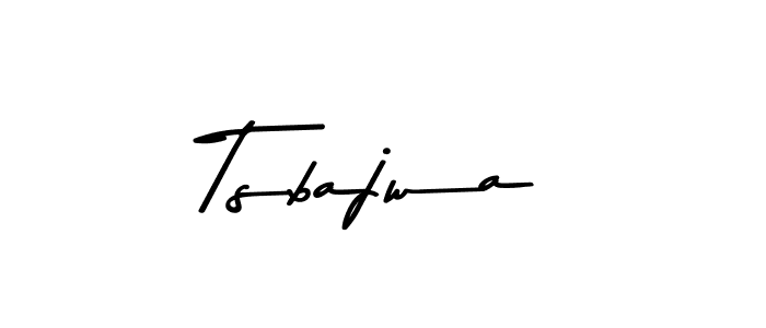 Design your own signature with our free online signature maker. With this signature software, you can create a handwritten (Asem Kandis PERSONAL USE) signature for name Tsbajwa. Tsbajwa signature style 9 images and pictures png